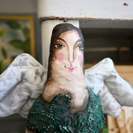 Aniołki z Koronki i Tkanin - Ręczna Robota