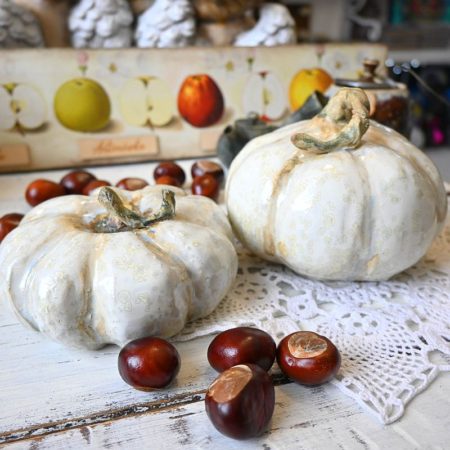 Ceramiczna dynia dekoracyjna