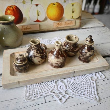 Mini dzbanuszki ceramiczne