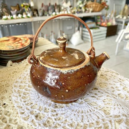 Ceramiczny Czajniczek Ręcznie Robiony – Rustykalna Ceramika